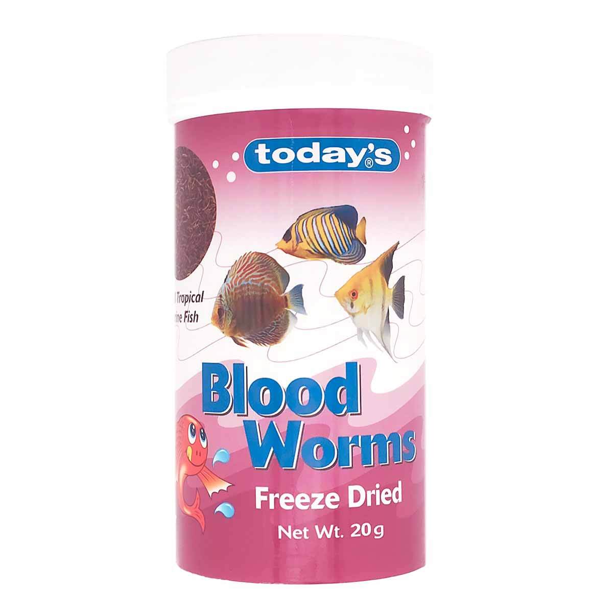 Freeze Dried Blood Worms 