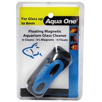 Aqua One Floating Magnetic Aquarium Glass Cleaner Small 5mm