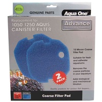Aqua One Blue Sponge Pad 403s 15ppi - 2 Pack - Aquis 1050/1250 #25403s
